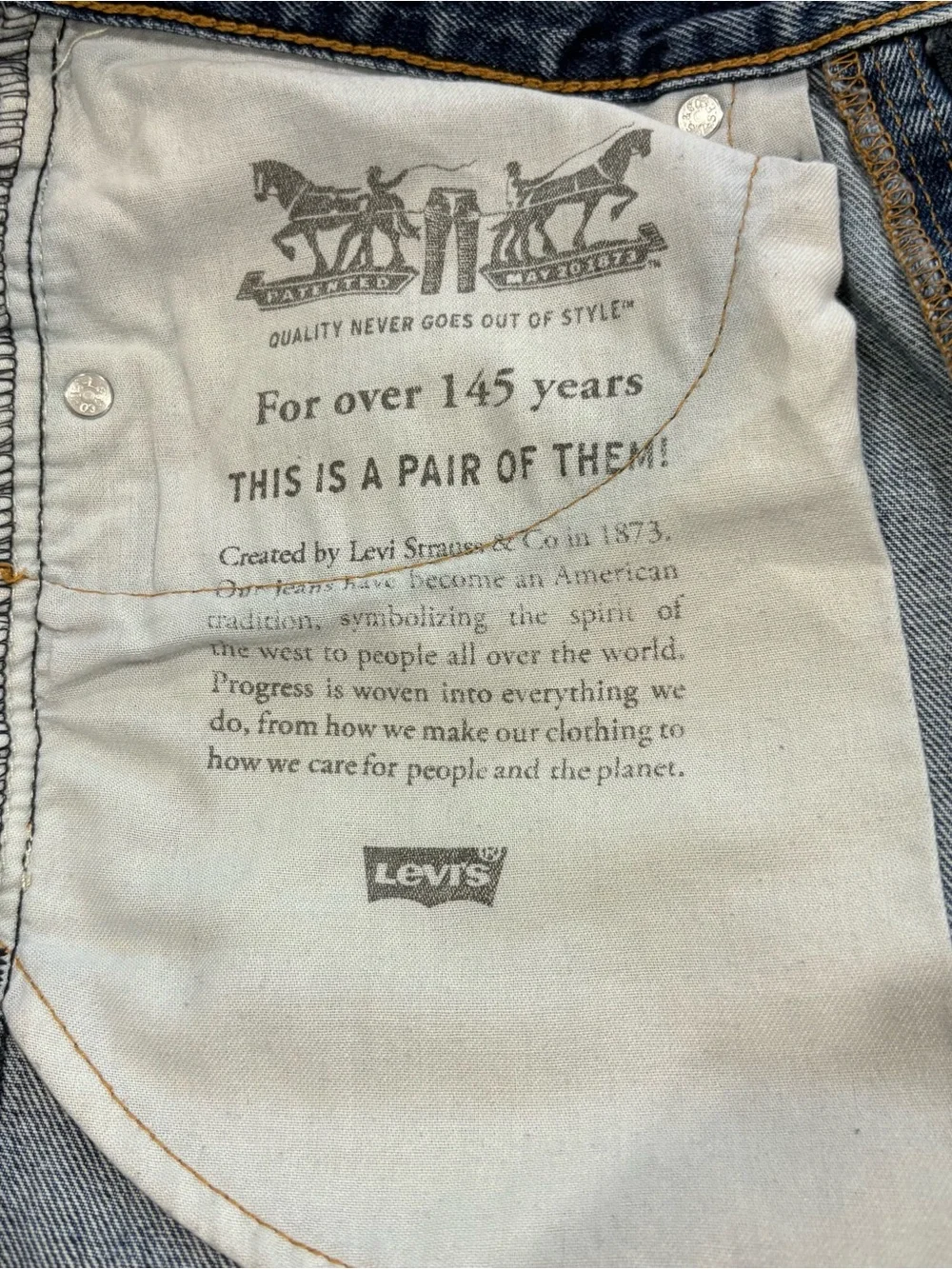 Levi’s‎ 505 Men’s Jeans 33x32 Regular Fit Straight Leg Blue Denim 00505-4886